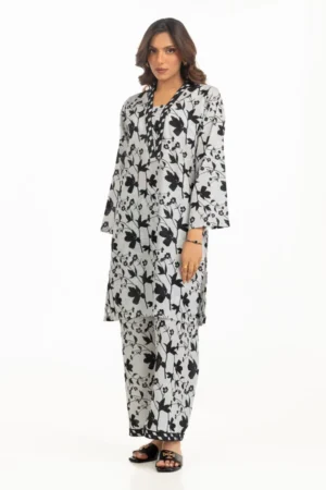 Cotton Printed Vertical Stripe Co-Ord Set IDIPST-44468 - Image 2