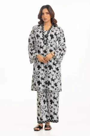 Cotton Printed Vertical Stripe Co-Ord Set IDIPST-44468 - Image 3