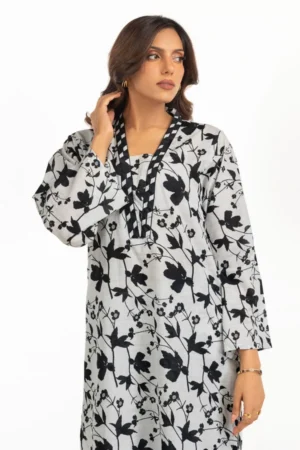 Cotton Printed Vertical Stripe Co-Ord Set IDIPST-44468
