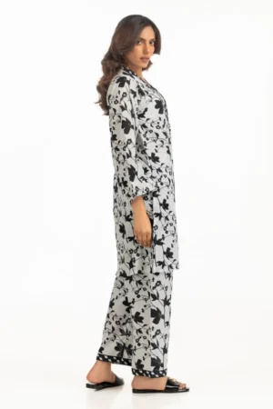 Cotton Printed Vertical Stripe Co-Ord Set IDIPST-44468 - Image 5