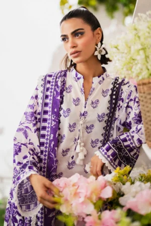 3 Piece Unstitched Printed Lawn Suit IDSD-52118 - Image 4