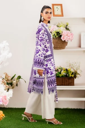 3 Piece Unstitched Printed Lawn Suit IDSD-52118 - Image 5