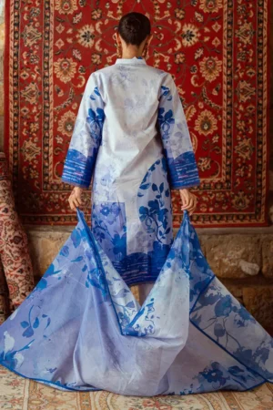 3 Piece Unstitched Printed Lawn Suit IDSD-52018 - Image 5