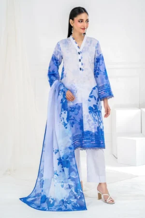3 Piece Unstitched Printed Lawn Suit IDSD-52018