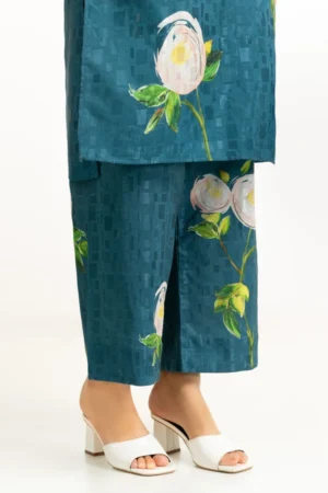 Viscose Jacquard Printed Co-Ord Set IDIPST-44578 - Image 2