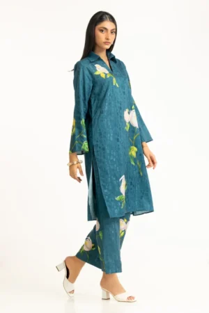 Viscose Jacquard Printed Co-Ord Set IDIPST-44578 - Image 3
