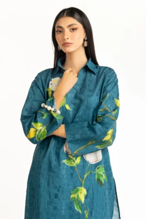 Viscose Jacquard Printed Co-Ord Set IDIPST-44578 - Image 4